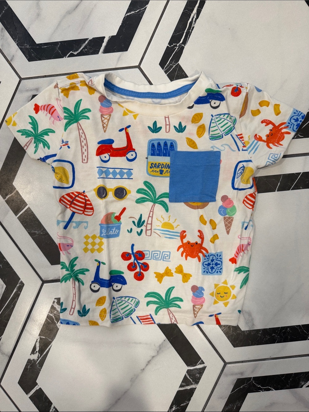 Little Sleepies Pocket Tee